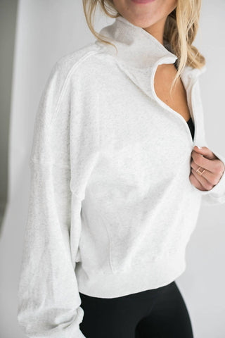 Falcon Park - Mia Half Zip Sweatshirt