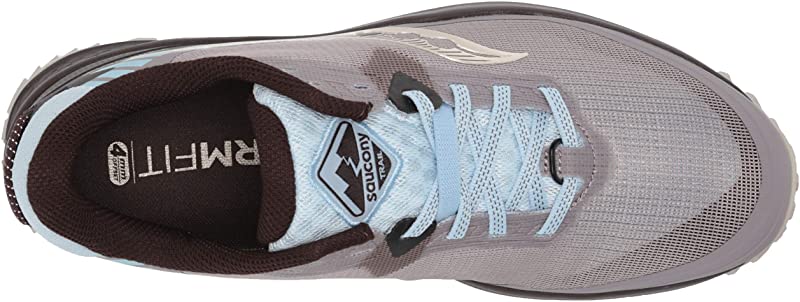 Saucony Women's Peregrine 11 Trail Running Shoes Zinc/Sky/Loom
