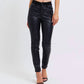 Judy Blue - High Waist Faux Leather & Denim Skinny Jean