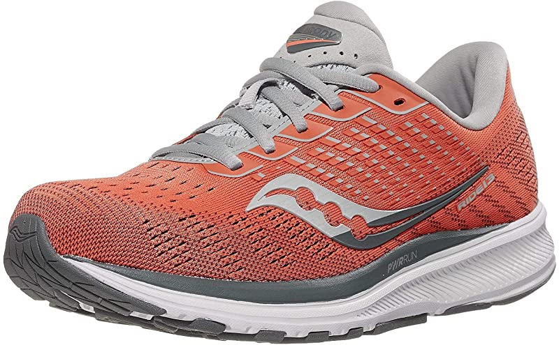 Saucony Women's Ride 13 Running Shoes Coral/Alloy