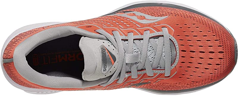 Saucony Women's Ride 13 Running Shoes Coral/Alloy
