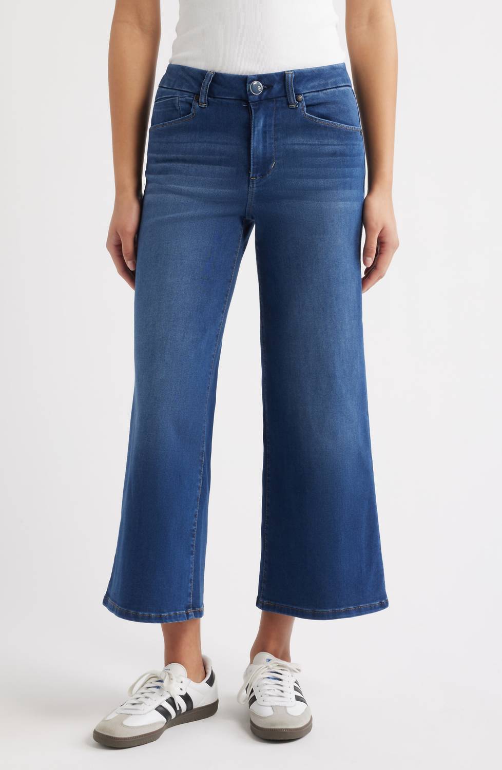 1822 Denim - Better Butter High Rise Wide Leg Crop Jeans