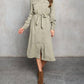 Paparazzi - Tencel Slub Long Sleeve Shirt Dress