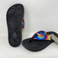Chaco Women's Chillos Flip Flop Dark Tie Dye Black Size 6 B(M) Us