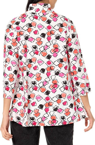 Multiples - Wire Collar Button Front Shirt