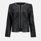 Joseph Ribkoff - Studded Collarless Jacket