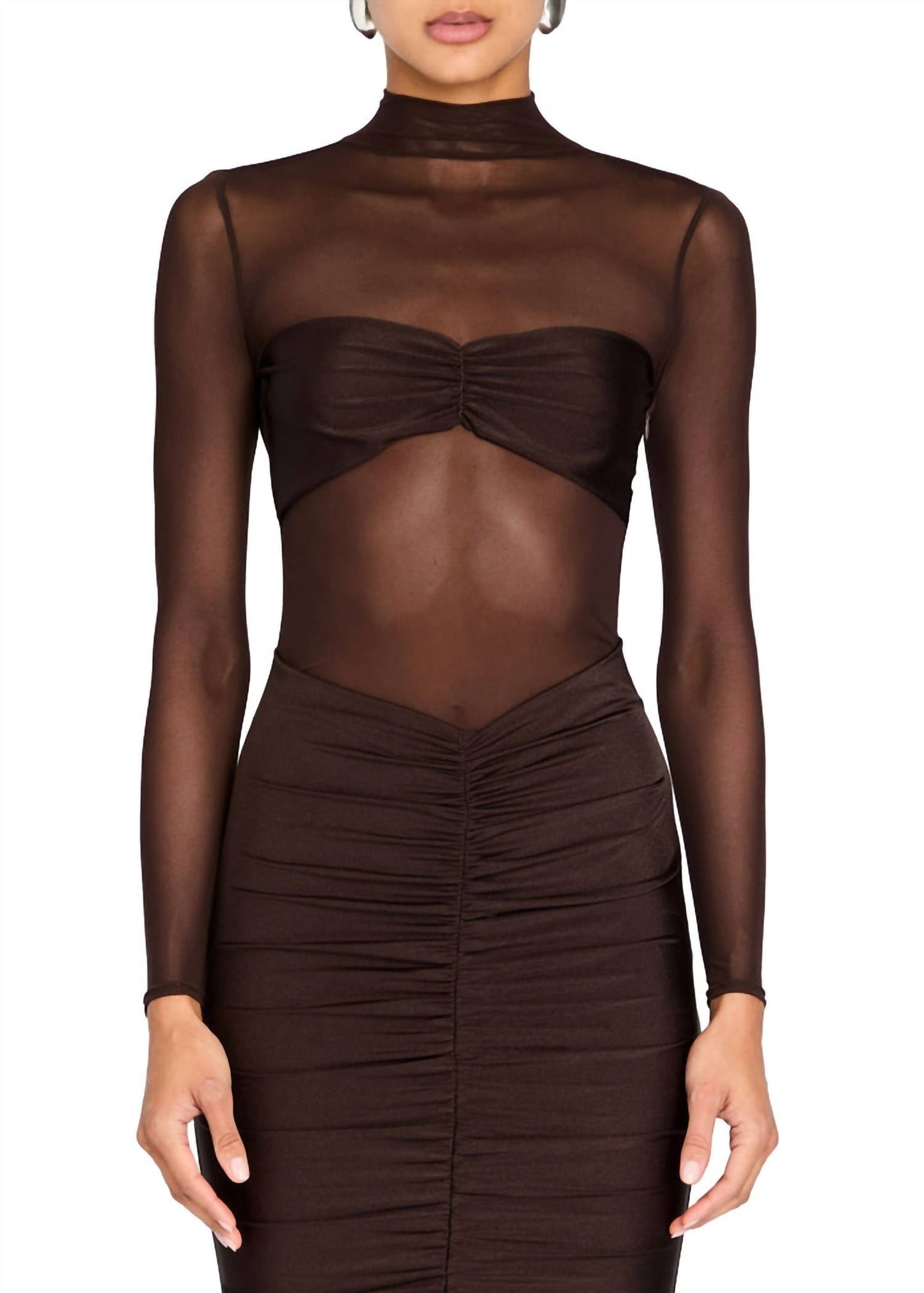 Ser.O.Ya - Levina Mesh Midi Dress