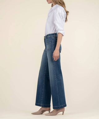 Kut From The Kloth - Meg High Rise Wide Leg Jeans With Patch Pockets