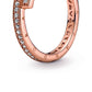 Pandora - Women's Sparkling Overlapping Ring