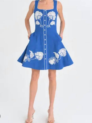 Ciebon - Elana Embroidered Mini Dress