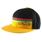 Bob Marley - Men's Rasta Stripe Fitted Baseball Cap