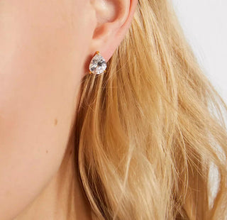 Kate Spade - Brilliant Statement Studs With Dazzling Pear Cut Crystals