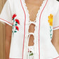 One And Only Collective - Lenore Floral Tie Top