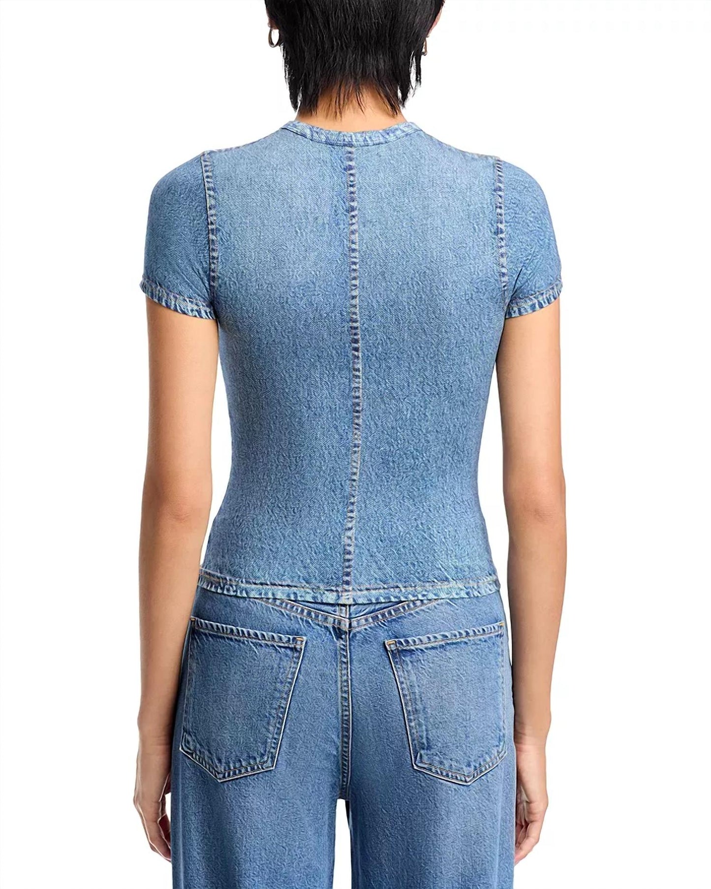 Rag & Bone - Miramar Jersey Baby Tee Top