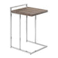 Accent Table, C-Shaped, Contemporary & Modern