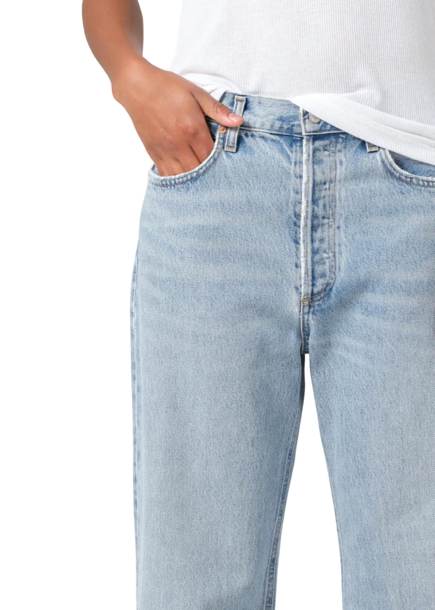 Agolde - Fran Low Slung Straight Jeans