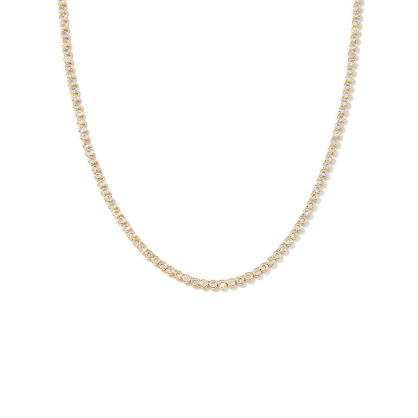 Brenda Grands - Women's Diamond Tennis Necklace