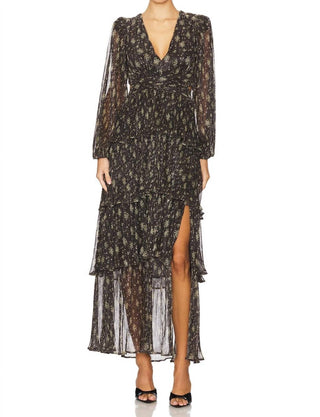 Astr - Anora Floral Tiered Maxi Dress