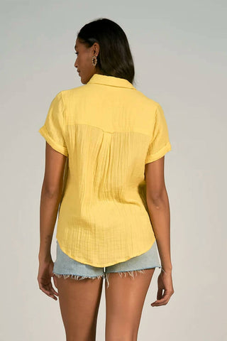Elan - Short Sleeve Collar Button Down Shirt