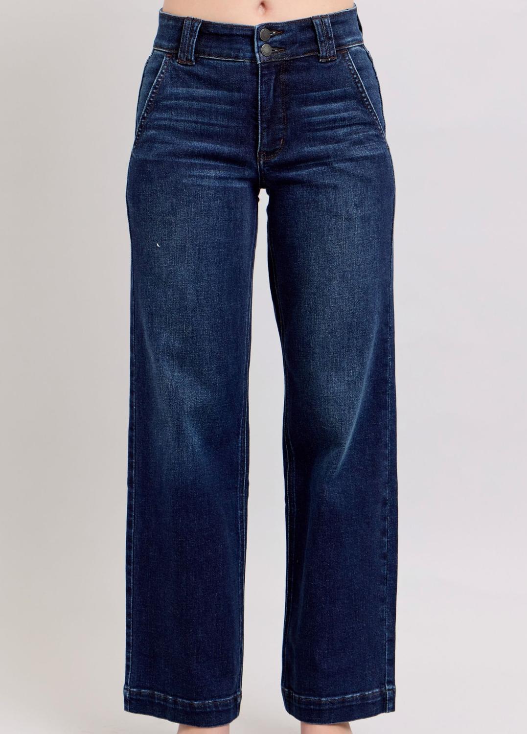 Judy Blue - High Waist Wide Leg Jeans