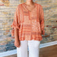 Reneec. - Boho Paisley Top - Plus