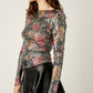 Free People - Printed Gold Rush Long Sleeve Top