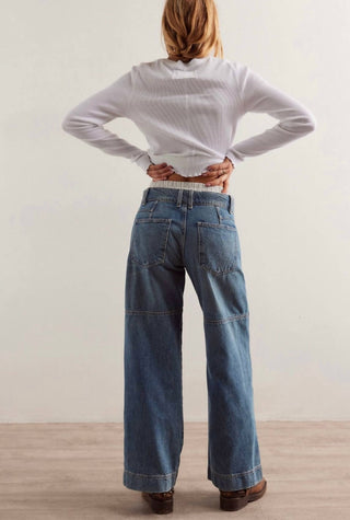 Free People - Benji Relaxed Wide Leg Jeans