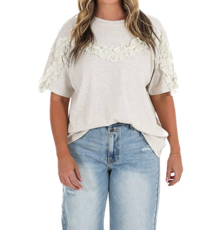Fantastic Fawn - Stay Awhile Ruffle Top