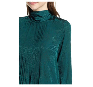 Topshop - Animal Print Jacquard Midi Dress