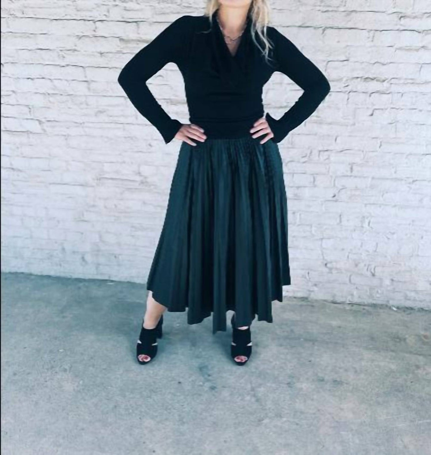 Jonathan Simkhai - NATIA COWL NECK TOP