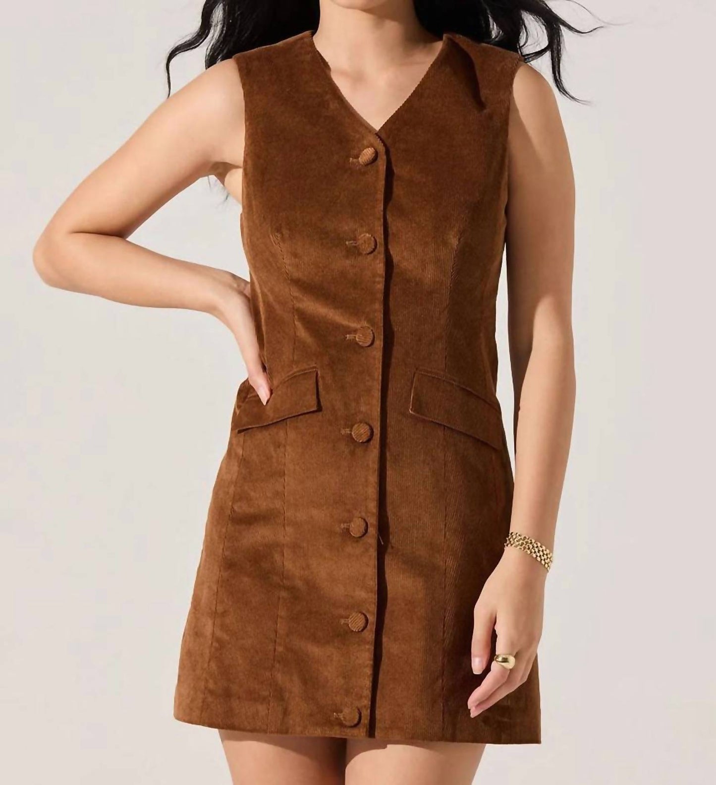 Astr - Gisselle Corduroy Dress