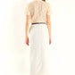2.7 August Apparel - Textured Mock Neck Top