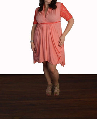 Tough Luv - Lace Sleeve Goddess Pocket Dress