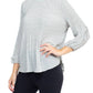 Adrianna Papell - Ruched Waist Woven Top