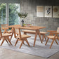 Valentina 6 Pieces Patio Furniture Set - Rattan / Natural