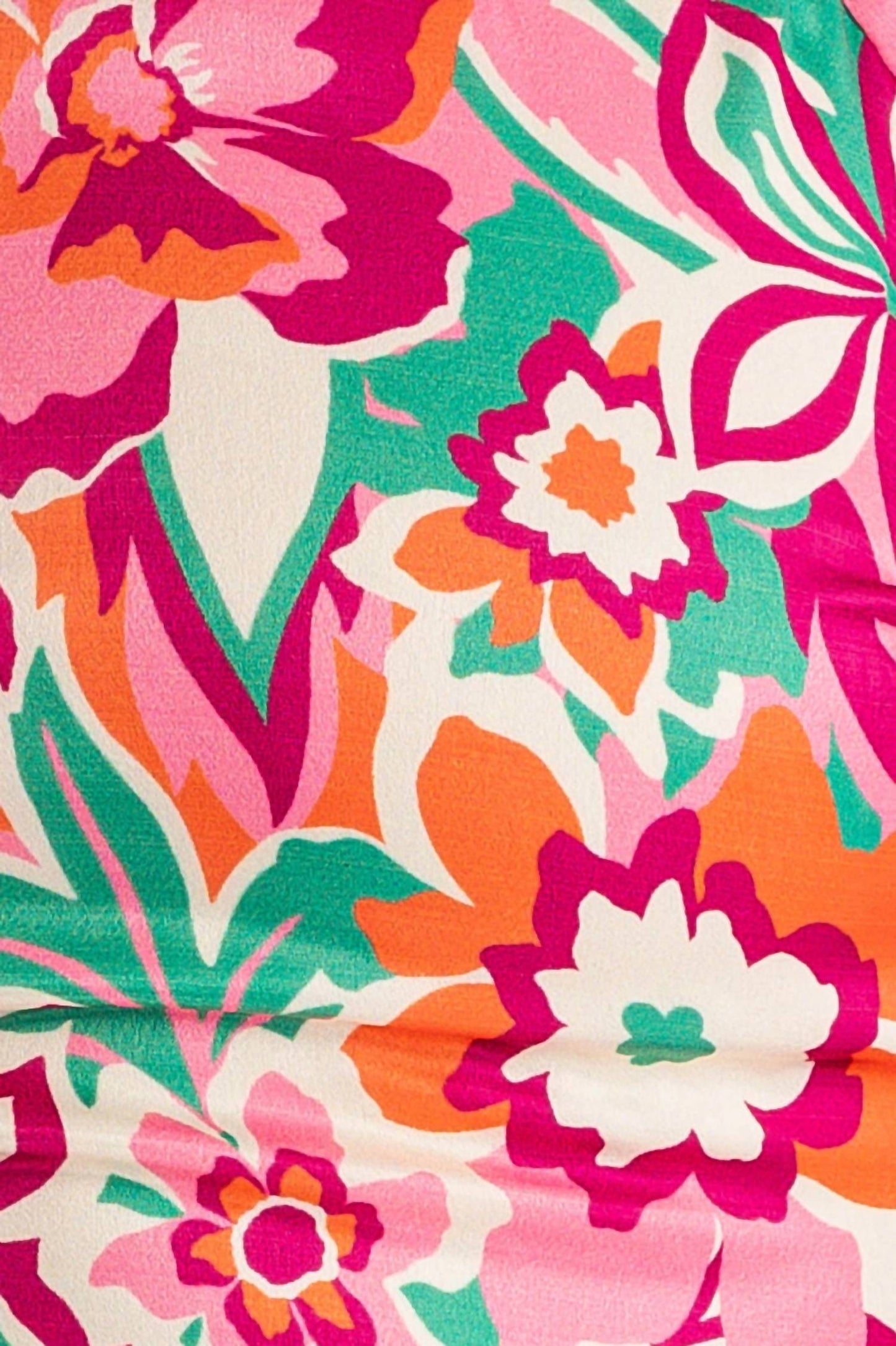 Le Lis - Painted Petals Crop Top