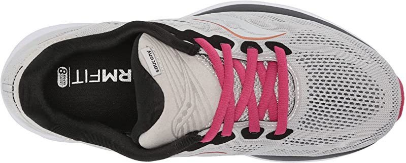 Saucony Women's Ride 14 Running Fog/Cherry