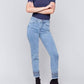 Charlie B - Embroidered Hem Jeans
