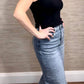 Risen - High Rise Front Open Maxi Skirt
