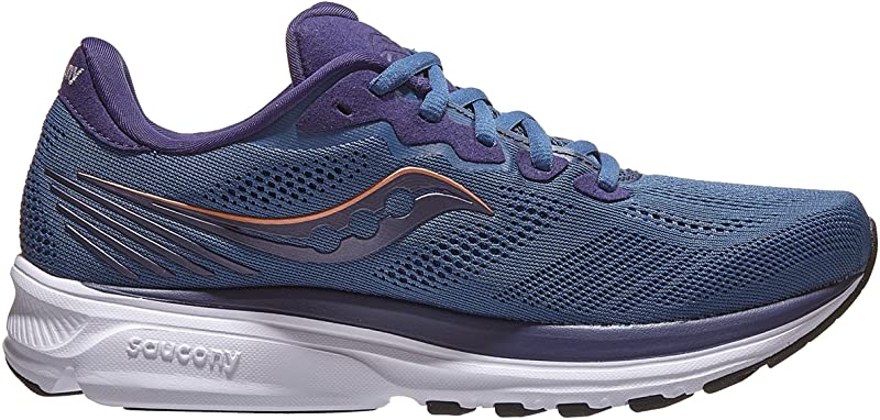 Saucony Women's Ride 14 Running Shoes Midnight/Copper Size 7 B(M) US