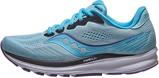 Saucony Women's Ride 14 Running Shoes Powder/Concord Size 8.5 B(M) US