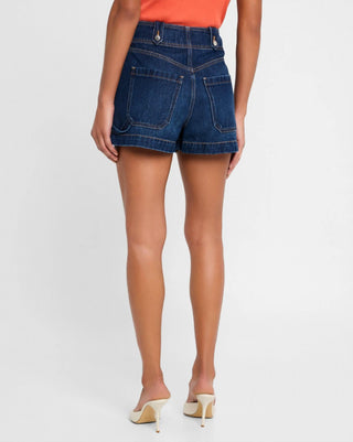 Veronica Beard - Graham Denim High Rise Shorts