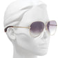 Rag & Bone - Women's 63mm Oversize Aviator Sunglasses