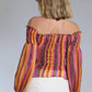 Lola & Sophie - Women's Smocked Off The Shoulder Top