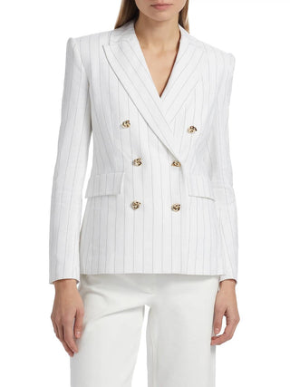 Generation Love - Arielle Pinstripe Linen Blazer