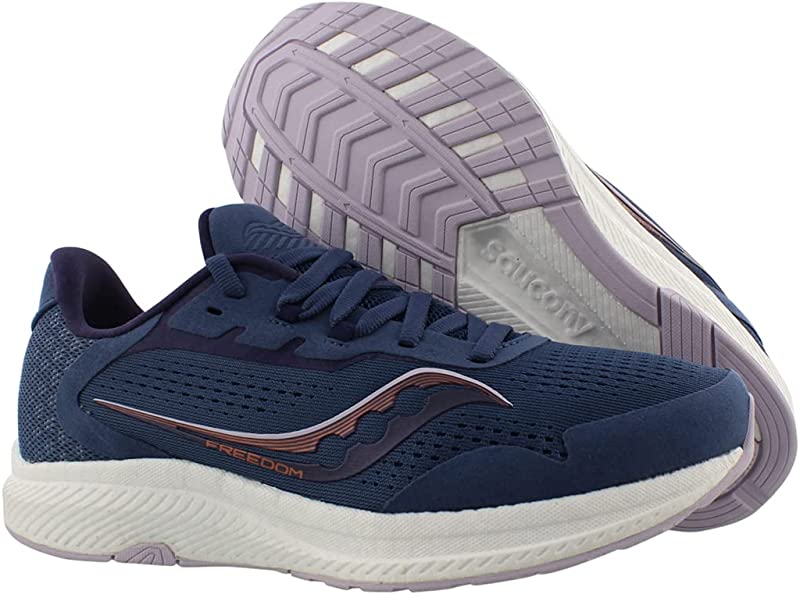 Saucony Women's Freedom 4 Running Shoes Storm/Lilac Size 6 B(M) US