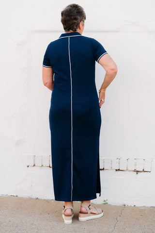 Spanx - Airessentials Pique Polo Midi Dress