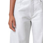 Agolde - Luna High Waist Barrel Leg Leather Blend Pants