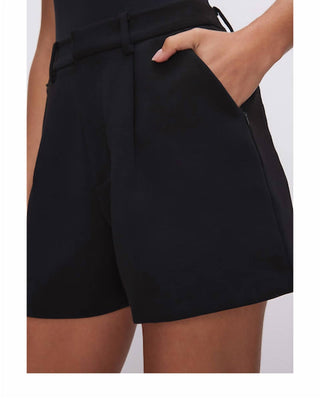 Good American - Luxe High Waist Trouser Shor