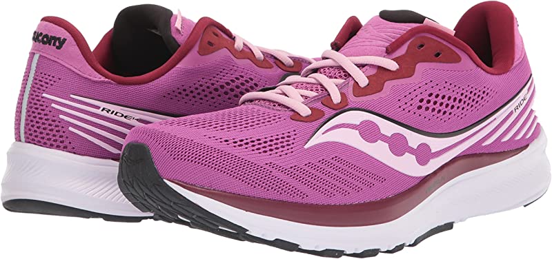 Saucony Women's Ride 14 Running Shoes Razzle/Fairytale Size 10 B(M) US